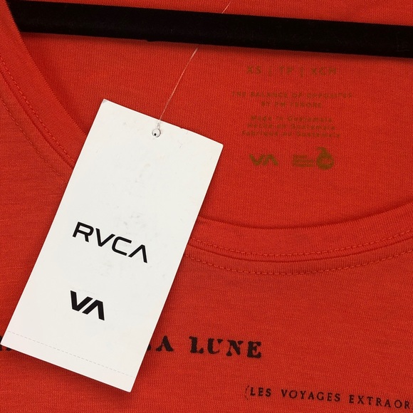 ✨RVCA Moon Phases Burnout Boyfriend T Shirt… - Picture 2 of 4